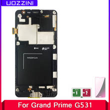 Display lcd para samsung galaxy grand prime, 2 peças, lcds para galaxy grand prime g531 g531f SM-G531F g531h, montagem digitalizadora de tela sensível ao toque 2024 - compre barato
