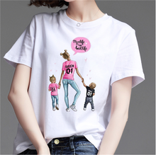 SexeMara/женская футболка с надписью «Mommy's Love» футболка для мамы и дочки Женская белая футболка с принтом «Super Mama» футболка в уличном стиле 2024 - купить недорого