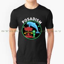 Camiseta de Posadism marxista, camisa Vintage a la moda, Chapotraphouse, chpo, Dirtbag, izquierda, Nazbol, Gang, langosta 2024 - compra barato