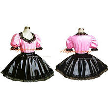 Sissy dama vestido de Lolita gótica Punk de Pvc Cosplay traje hecho a medida [G291] 2024 - compra barato