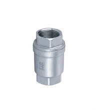 BSPT1-1/ 2" DN40 Stainless Steel SS304 Check Valve 1000 WOG Thread In-Line Spring Vertical Control Tool 2024 - buy cheap