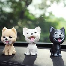 Car Center Console Home Ornament Shaking Nodding Head Dog Toy Car Dashboard Decoration Bobblehead Puppy Doll 2024 - buy cheap