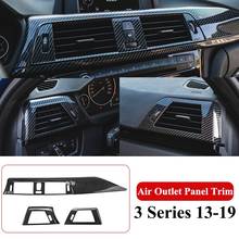 Carbon Fiber Center Console Air Outlet Panel Trim Instrument Panel Trim for BMW 3 Series 320Li F30 F35 2013-2019 2024 - buy cheap