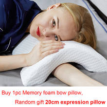 Memory Foam U-shaped Arch Pillow Slow Rebound Cervical Pillows Male Female Cervical Health Pillow Home Single Silk Pillows 5 2024 - buy cheap