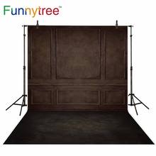 Funnytree photography studio photo Brown Castle wall background wedding indoor children decoration photozone photophone backdrop