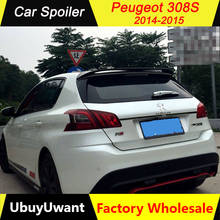 UBUYUWANT-alerón trasero de plástico abs para coche, decoración de alta calidad para Peugeot 308, 308-2014 2024 - compra barato