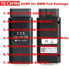 Yanhua мини ACDP программирования мастер уплотнительное кольцо для BMW полный посылка с Module1/2/3/4/7/8/11 всего 7 разрешения 2024 - купить недорого
