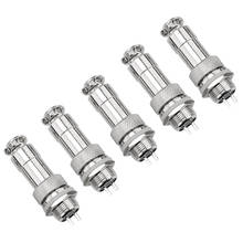 5pcs/Set GX12 2Pin Male/Female Panel Metal Aviation Plug Socket Connector Small Instrument And Meter Car DVR Security Monitoring 2024 - buy cheap