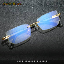 NOMANOV Luxo Diamante De Corte Anti-blue Light 0 Radiação Proteção Óculos de Leitura + 0.75 + 1.5 + 1.75 + 2 + 2.25 + 2.5 + 2.75 A + 4 2024 - compre barato