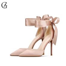 GOXEOU-Sandalias de tacón alto con punta estrecha para mujer, zapatos de tacón alto, modernos y sexys, para fiesta de noche y oficina, talla 32-46 2024 - compra barato