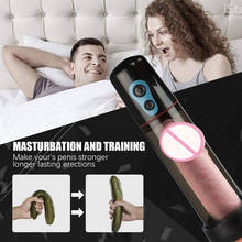 Автоматический насос для пениса, увеличитель, мужской тренажер для пениса, Мужской мастурбатор, вакуумный удлинитель пениса, мужской интимный продукт для взрослых 2024 - купить недорого