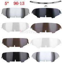 Motorcycle 5" Windshield Windscreen Deflector For Harley Electra Street Glide FLHX Touring CVO 1996-2013 2024 - buy cheap