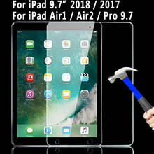 Закаленное стекло 9H HD для Apple iPad 9,7 2018 2017, iPad Air 1 2 Pro 9,7 5 6 5-го 6-го поколения, защитная пленка, 0,33 мм 2024 - купить недорого