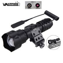 T20 Hunting Flashlight Rechargeable Battery Zoomable Focus 850 nm LED Infrared Radiation IR Lamp Night Vision Torch For 18650 2024 - buy cheap