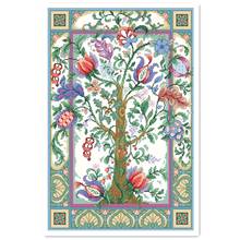 Magic forest cross stitch kit flowers 18ct 14ct 11ct white fabric cotton thread embroidery DIY handmade needlework 2024 - buy cheap