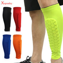 1Piece Protection Calf Sleeve Knee Pads Outdoor Sports Riding Basketball Football Anti-collision Honeycomb Calf Leg Protector 2024 - buy cheap