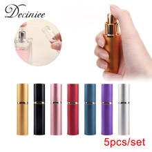 5 Pcs Travel Perfume Atomizer Mini Durable Refillable Perfume Spray Bottle Portable Perfume Atomizer Bottle 10ml Perfume Refill 2024 - buy cheap