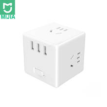 Original Xiaomi Mijia 2 In 1 USB Charger Power Strip Adapter 6 Ports Socket Converter Space-saving Socket Plug Outlet Magic-Cube 2024 - buy cheap