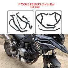 for BMW F750GS F850GS 2018 2019 Crash Bar Engine Guard Protector Bumper Black Motorcycle Accessories for BMW F750GS F850GS 2024 - buy cheap