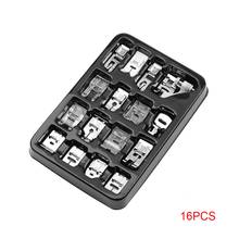 1/8/11/16pcs Sewing Knitting Crochet Presser Foot Kit Household Sewing Machine Professional Braiding Presser Feet 2024 - buy cheap