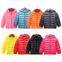 2-9 Years Boys Down Jacket Coat Girls Outerwear Clothes Hooded Jackets Children Casual Boys Clothes Fashion Kids Jacket Coat 2024 - buy cheap