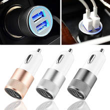 Mini Car Quick Charger 2 USB Fast Charging 3.1A Dual Ports Mobile Phone Charge Adapter Charger Tool Auto Car Accessories 2024 - buy cheap