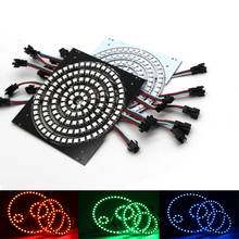 LED 5050 RGB ring light bar WS2812B SK6812 ring individually addressable pixel lights 8/16/24/35/45 LED built-in IC module 2024 - buy cheap