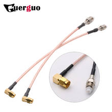 Cabo sma macho reto para fêmea, adaptador com conector rg316 de coax e rabo de porco para antena fme, 1 peça 2024 - compre barato