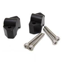 Motocicleta guiador risers altura up adaptadores para cfmoto 650mt cf 650 mt 2024 - compre barato