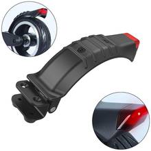 Electric Scooter Rear Fender With Taillights Black Rear Wheel Brake Fender Frame Electric Scooter Safety Light 2024 - buy cheap