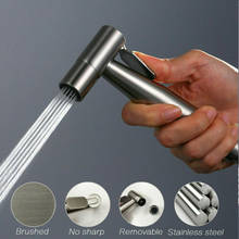 Stainless Steel Handheld Bidet Spray Shower Head Toilet Shattaf Adapter Hose Set 2024 - buy cheap