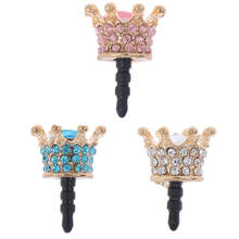 Small Crown Design 3.5mm Anti-dust Plug For Iphone For Xiaomi For Samsung Universal Mobile Phone Earphone Dust Plug 2024 - buy cheap