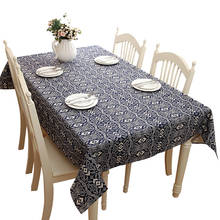 100% Cotton Table cloth Rectangular Classical Chinese Style Tablecloth Home Protection and decoration Elegant Table cover 2024 - buy cheap