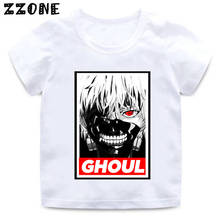 Meninos e meninas tóquio ghoul legal padrão t camisa crianças anime engraçado roupas casuais bebê verão manga curta camiseta, ooo5226 2024 - compre barato