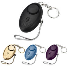 High Brightness LED Light Safety Key Chain Pedant Portable Security Self Defense Alarms Women Self-Defense 130 DB Decibels 2024 - buy cheap