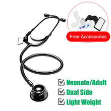 Dual Head Professional Medical Neonatal Fetal Cute Light Neonate Infant Pediatric Adult Cardiology Doctor Nurse Stethoscope 2024 - buy cheap