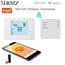 Wireless WiFi&RF Thermostat for Gas Boiler Room Heating Remote Smart Temperature Controller Works With Google Home Alexa SHOJZJ 2024 - buy cheap