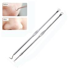 1Pc Double Head Blackhead Blemish Extractor Tool Stainless Steel Acne Needle Pimple Tweezers Comedone Acne Removers #255321 2024 - buy cheap