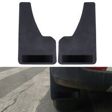 2x Carbon Fiber Look Vehicle Truck Car Mud Flaps Front Rear Wheel Splash Guards Mudflaps Fit Sedan Saloon Hatchback 2024 - buy cheap