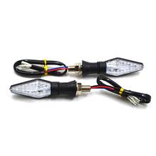 2pcs Universal Motorcycle Turn Signal Light Double-sided Lighting 12V Super Bright LED Bulbs Light for Motorbike Off Road 2024 - buy cheap