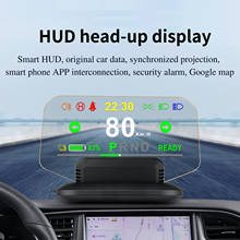 AOZBZ-medidor Digital inteligente con pantalla HUD, proyector Digital de alta definición, pantalla frontal para Tesla Model 3 Y Model Y 2024 - compra barato