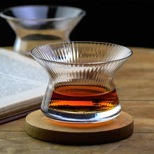 20 штук в партии Neat Япония Эдо Кристалл виски Cappie Hanyu стеклянная чаша чашка вращающийся полоса бокал для вина бокал для бренди деревянная подарочная коробка 2024 - купить недорого