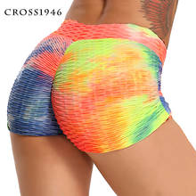 CROSS1946 Printing Workout Leggings Yoga Shorts Women Summer Sexy Sports Gym Running Breathable Short Yoga Leggings 2024 - buy cheap