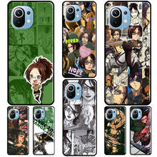 Hange-capa de attack on titan, capa para celular xiaomi mi 11 lite, 9t, 10t pro, a3, mi note 10 lite, para poco f3 f2, m3, x3 pro 2024 - compre barato