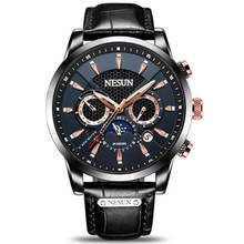 NESUN Brand Luxury Automatic Mechanical Men's Watch Fashion Casual Waterproof Moon Phase Business Watches Relogio Masculino 2024 - buy cheap