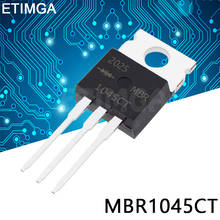 10 unids/lote MBR1045CT MBR1045-220 Transistor 10A 45V 2024 - compra barato