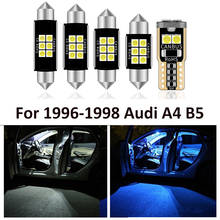 13pcs Car White Interior LED Light Bulbs Package Kit For 1996-1998 Audi A4 B5 Map Dome Trunk Lamp License Iceblue Light Styling 2024 - buy cheap