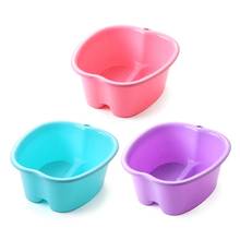 2022 New Large Foot Bath Spa Tub Basin Bucket Soak Feet Detox Pedicure Massage 3 Colors 2024 - buy cheap