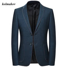 Termo masculino elegante e casual, jaqueta slim para homens de primavera, tamanho único, 2020 2024 - compre barato