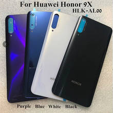 100% original vidro da bateria capa para huawei honor 9x HLK-AL00 traseira habitação porta do telefone móvel caso capa para honra 9x 2024 - compre barato